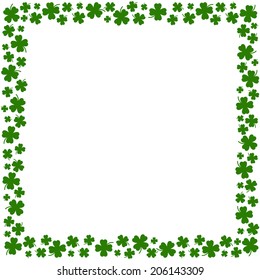 St Patricks Day border vector