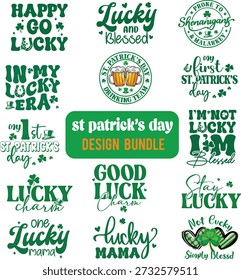 St Patrick's day bundle design.