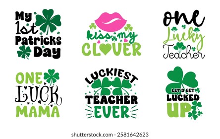 St. Patrick's Day Bundle T-shirt Design, St Patrick's Day Quotes, saint Patrick's day t shirt