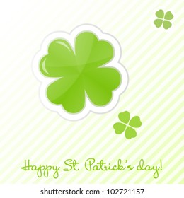St Patrick's day card