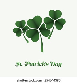 St Patrick's Day Card Background Template Design
