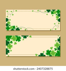 St Patrick's Day Card Banner