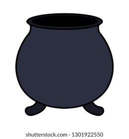 st patricks day card with cauldron empty