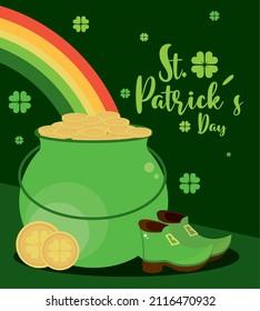 st patricks day card design