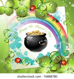 St. Patrick's Day card design