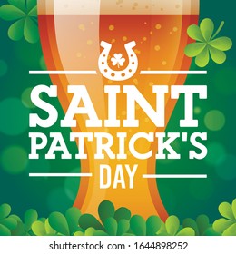 St. Patrick's Day card. Promotion banners square shape on theme Patrick's Day. Design of advertising in social networks. Vector cartoon illustration