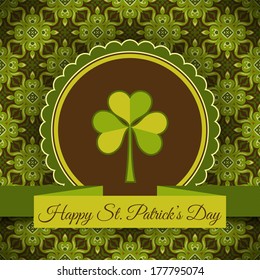 St. Patrick's day card vector
