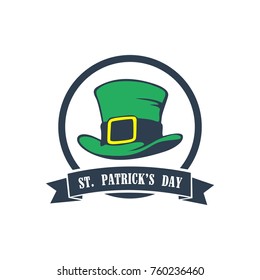 St. Patrick's Day Card, vector, editable