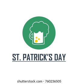 St. Patrick's Day Card, vector, editable