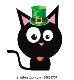 St. Patrick's day cat