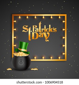 St. Patrick's Day celebration background.