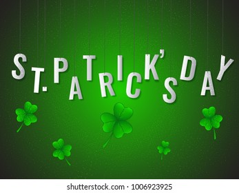 St. Patrick's Day celebration background.