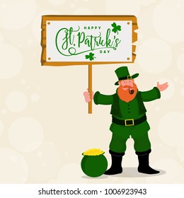 St. Patrick's Day celebration background.