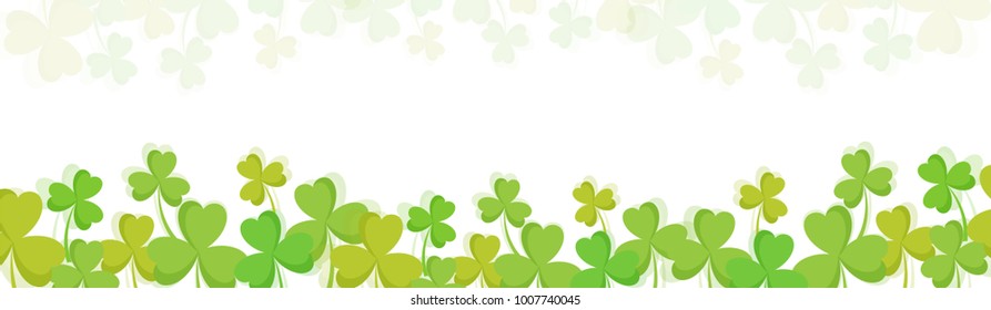 St. Patrick's Day celebration background.