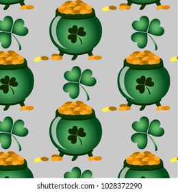St. Patrick's Day celebration background. St. Patrick`s Day poster. Vector.