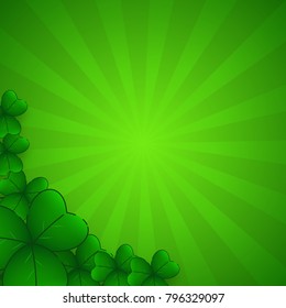 Fondo de la celebración del Día de San Patricio.