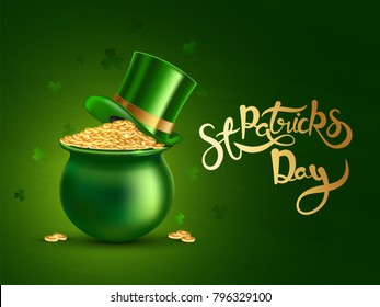 St. Patrick's Day celebration background.