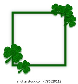 St. Patrick's Day celebration background.