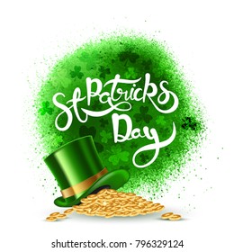 St. Patrick's Day celebration background.