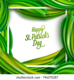 St. Patrick's Day celebration background.