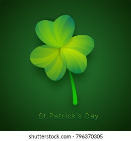 St. Patrick's Day celebration background.