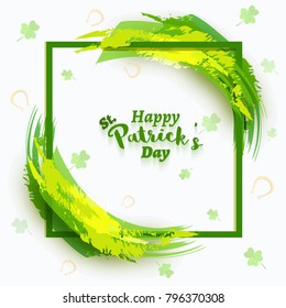 St. Patrick's Day celebration background.