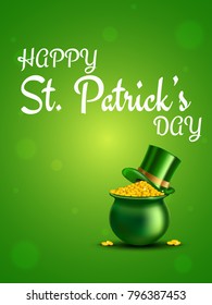 St. Patrick's Day celebration background.