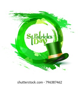 St. Patrick's Day celebration background.