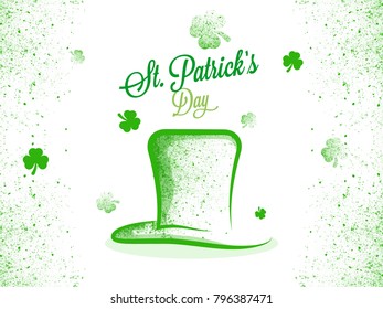 St. Patrick's Day celebration background.