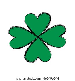 st patricks day celebration four leaf clover image