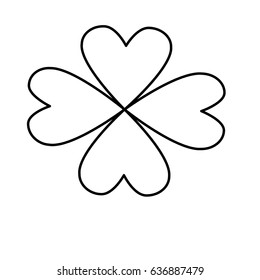 st patricks day celebration four-leaf clover image