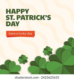 St. Patrick's Day Celebration. Happy Saint Patrick's Day background. March 17. Cartoon Vector illustration design for Poster, Banner, Flyer, Greeting, Card, Cover, Post, Invitation. Ireland Feast day.