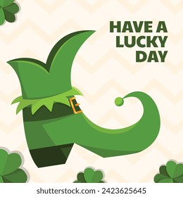 St. Patrick's Day Celebration. Happy Saint Patrick's Day background. March 17. Cartoon Vector illustration design for Poster, Banner, Flyer, Greeting, Card, Cover, Post, Invitation. Ireland Feast day.