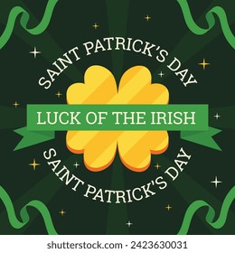 St. Patrick's Day Celebration. Happy Saint Patrick's Day background. March 17. Cartoon Vector illustration design for Poster, Banner, Flyer, Greeting, Card, Cover, Post, Invitation. Ireland Feast day.