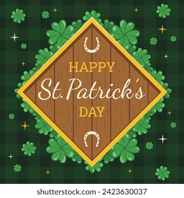 St. Patrick's Day Celebration. Happy Saint Patrick's Day background. March 17. Cartoon Vector illustration design for Poster, Banner, Flyer, Greeting, Card, Cover, Post, Invitation. Ireland Feast day.