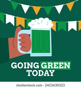 St. Patrick's Day Celebration. Happy Saint Patrick's Day background. March 17. Cartoon Vector illustration design for Poster, Banner, Flyer, Greeting, Card, Cover, Post, Invitation. Ireland Feast day.