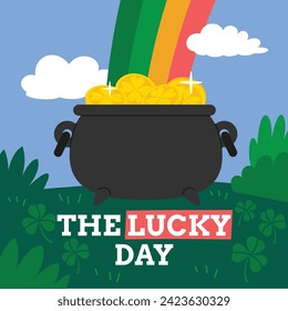 St. Patrick's Day Celebration. Happy Saint Patrick's Day background. March 17. Cartoon Vector illustration design for Poster, Banner, Flyer, Greeting, Card, Cover, Post, Invitation. Ireland Feast day.