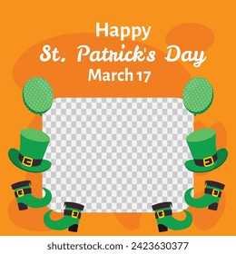 St. Patrick's Day Celebration. Happy Saint Patrick's Day background. March 17. Cartoon Vector illustration design for Poster, Banner, Flyer, Greeting, Card, Cover, Post, Invitation. Ireland Feast day.