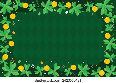 St. Patrick's Day Celebration. Happy Saint Patrick's Day background. March 17. Cartoon Vector illustration design for Poster, Banner, Flyer, Greeting, Card, Cover, Post, Invitation. Ireland Feast day.