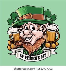 St Patrick's Day celebration illustration