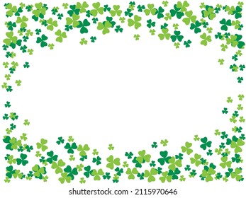 St. Patrick's Day Clover background. 