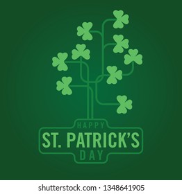 St. Patrick's Day clover decoration 2