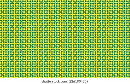 
                   St. Patrick's Day clover greeting background. Pattern of shamrock leaves on 
                     white background for holiday celebration. Vector illustration. 