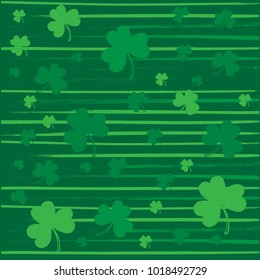 St Patrick's day clover pattern