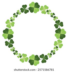 St. Patricks Day Clover wreath