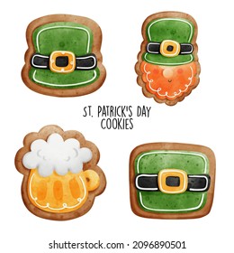 St Patrick's day cookies, Lucky cookies