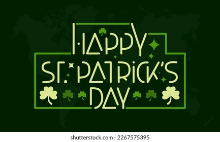 St. Patrick's Day. cultural and religious celebration with celtic concept of March 17th.