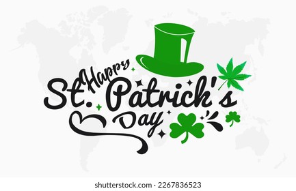 St. Patrick's Day. cultural and religious celebration with celtic concept of March 17th.