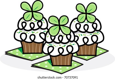 St. Patrick's Day Cupcakes