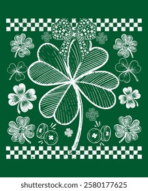 St Patrick's Day Dancing Skeleton T-shirt Design